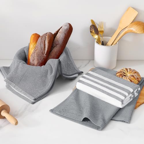 Homaxy Cotton 380 GSM Premium Kitchen Towels, 6 Pack - Image 6