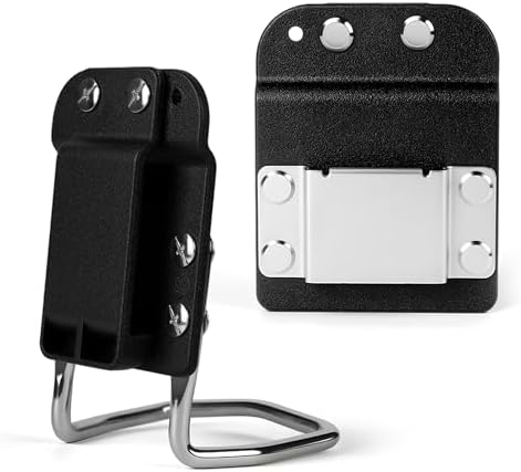 Heavy-Duty Tape Measure and Hammer Holder, Low-Profile Drill Belt Clip & Hammer - Image 2