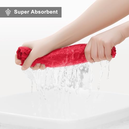 Homaxy 12 Pack Super Soft Absorbent Dish Cloths - Image 5