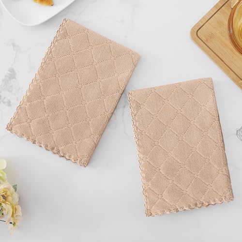 Homaxy 12 Pack Super Soft Absorbent Dish Cloths - Image 6