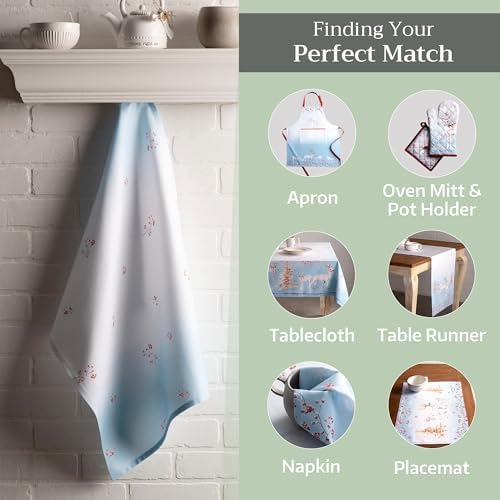 Maison d' Hermine Kitchen Towels Set of 3 Reusable 100% Cotton 27.50" x 20" - Image 6