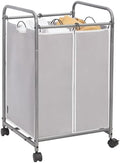 STORAGE MANIAC Laundry Sorter 2 Section, 90 L Gal Laundry Hamper by STORAGEMANIAC