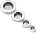 CORNERJOY 4 Pack Heavy Duty Stainless Steel Kitchen Sink Drain Strainer by CORNERJOY