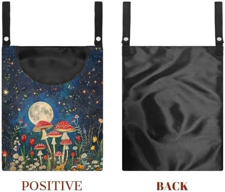 Mushroom Handy Clothespin Bags Moon Space-Saving Clothespin Storage Hanger Bag - Image 7