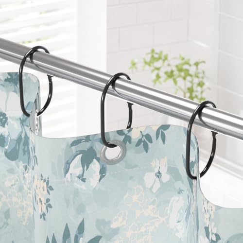 Bathway Shower Curtain Rings Black Shower Curtain Hooks, Shower Rings by Bathway