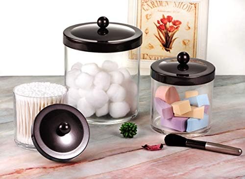SheeChung 3-Pack Large Plastic Apothecary Jars - Image 6