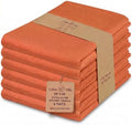 Urban Villa Kitchen Towels Cotton Dish Towels 20”x30” Orange by CottonTrends