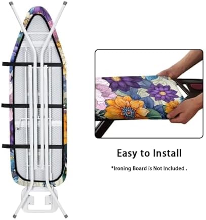 Flashideas Hippie Flower Ironing Board Cover - Image 5