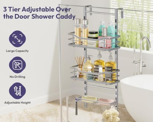 SWTYMIKI Over the Door Shower Caddy - Image 2