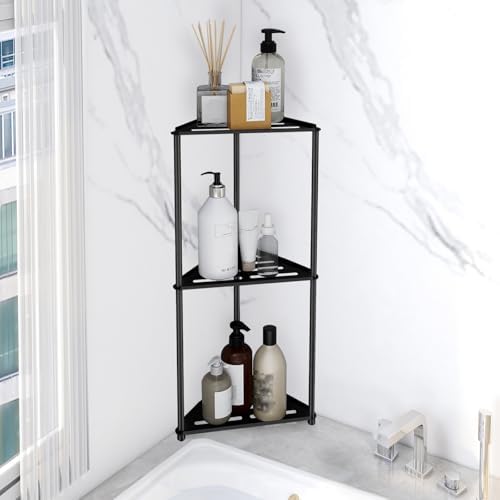 Standing Shower Caddy Corner, 3 Tier Stainless Steel Shower Organizer Stand by XEENEW