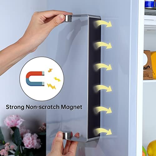 Magnetic Paper Towel Holder for Kitchen, Strong Magnetic Backing - Image 2
