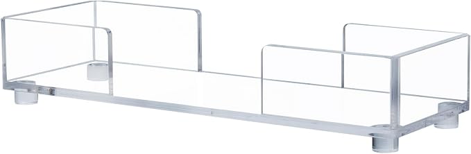 MyGift Clear Acrylic Z-Fold Paper Towel Holder Dispenser Tray, Countertop - Image 6