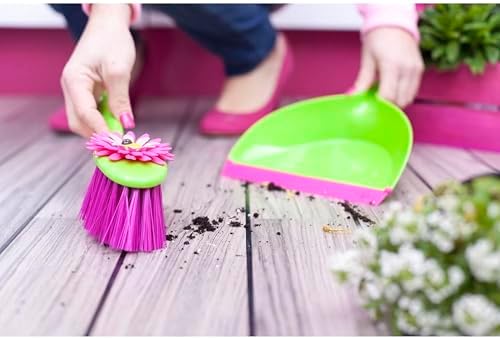 Vigar Flower Power Dust Pan and Brush Set - Image 2