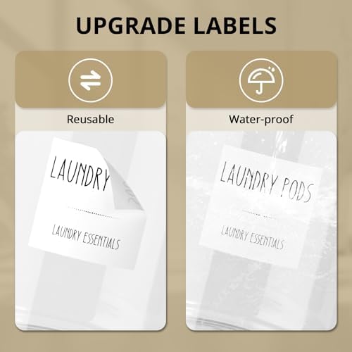 Glass Laundry Pods Container, Half Gallon 2 Liter Laundry Jars - Image 7