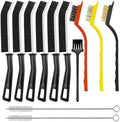 12PCS Crevice Cleaning Brush, Hard Bristle Grout Scrub Brushes by LCWYORH