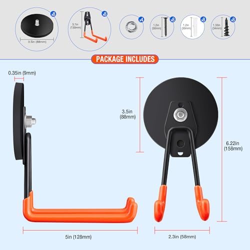 4PCS Large Strong Magnetic Hooks - Image 3