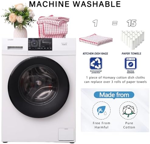 Kitinjoy Cotton 12 Pack Terry Kitchen Towels - Image 5