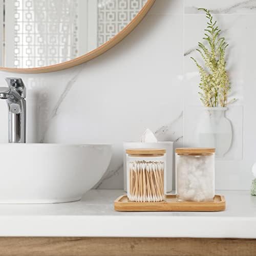 BKYFPQ Glass Qtip Holder Dispenser - Image 2