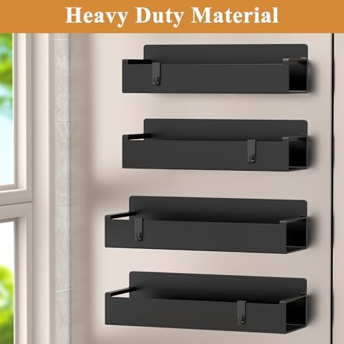 HuggieGems 4 Pack Magnetic Spice Rack Organizer - Image 4