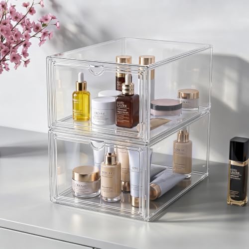 XL Shoe Boxes Clear Plastic Stackable, Extra Large Acylic Display Case - Image 5