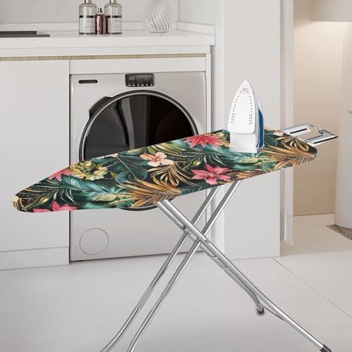 Leaves Floral Ironing Board Covers Standard Stylish Washable Ironing Board - Image 2