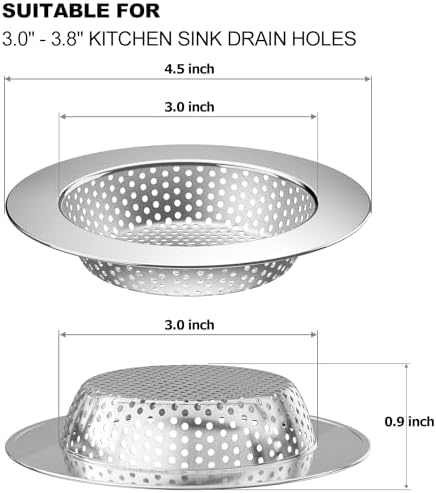 Huntonry 2PCS Kitchen Sink Drain - Image 2