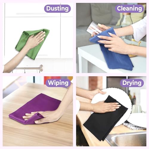 Urban Villa Kitchen Towels Cotton Dish Towels 20”x30” Multi - Image 2