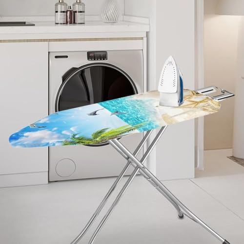 Beach Theme Ironing Board Cover, Beach Starfish Ironing Board Cover Heat - Image 2