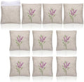 SATINIOR 10 Pack 6 x 6 Inch Embroidered Lavender Sachet Bags Sachet Empty Bags by SATINIOR
