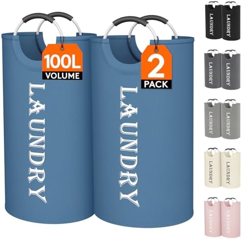 Lifewit 2 Pack 100L Laundry Basket by Lifewit