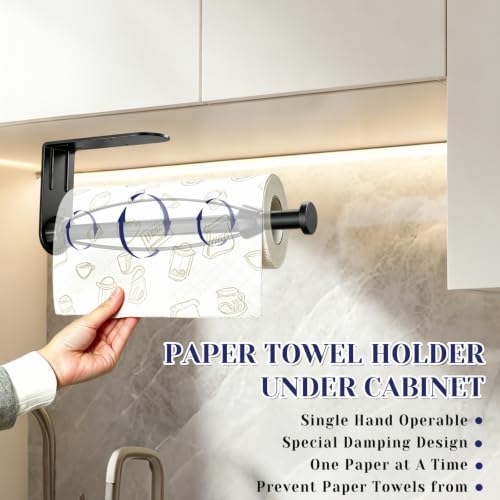 Paper Towel Holder, Paper Towel Holder Under Cabinet - Image 5
