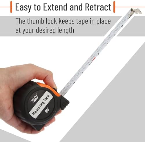 Mr. Pen- Retractable Tape Measure 25 ft, Easy Read - Image 5
