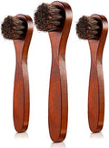 Jovitec 3 Pieces Horsehair Polish Applicator Brush Kit Saddle Soap Shoe Shine by Jovitec