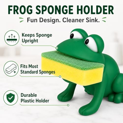 Dependable Industries inc. Essentials Frog Sponge Holder - Image 4