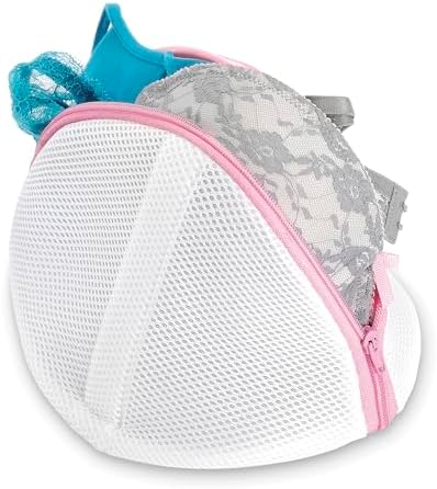 Whitmor Mesh Bra Wash Bag White by Whitmor