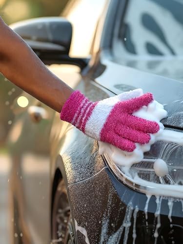 Patelai 3 Pairs Microfiber Dusting Gloves - Image 6
