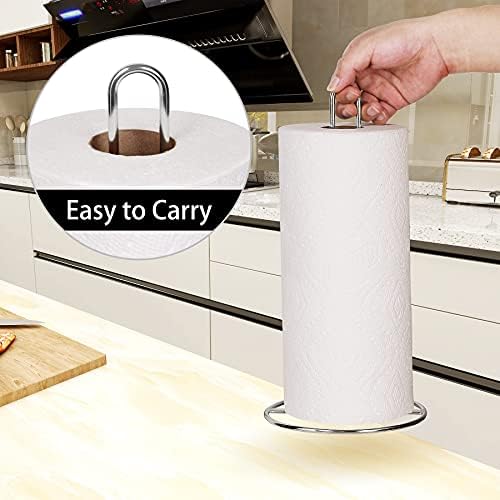 Paper Towel Holder Countertop, Kitchen Paper Towel Stand Holder - Image 2