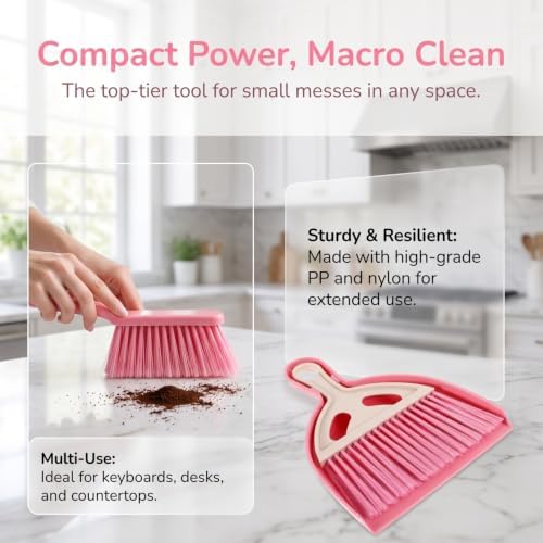 Totority Mini Broom and Dustpan Set - Image 6