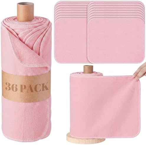 36 Pack Reusable Paper Towels Roll Cleaning Cloth by Noveread