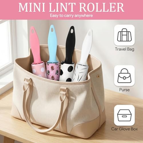 36 Pcs Mini Lint Roller Travel Size Portable Travel Lint Roller - Image 3