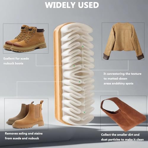2PCS Suede & Nubuck Shoe Cleaning Brush Kit - Image 3