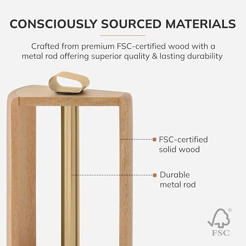Anji Mountain Wooden Paper Towel Holder - Image 3