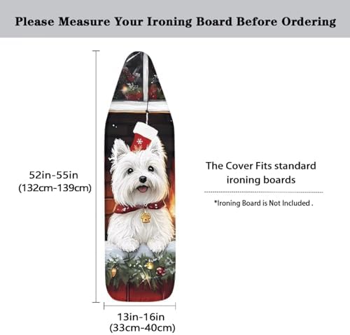 Cute Dog Ironing Board Cover, Cover - Image 5