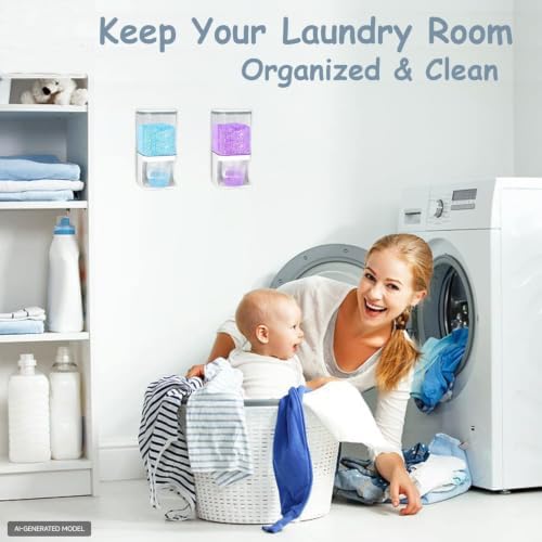 35 OZ Wall-Mounted Laundry Detergent Dispenser - Image 2