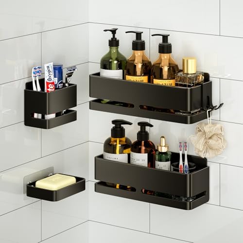 Bathroom Shower Caddy, No Drill Shower Shelves by Unknown