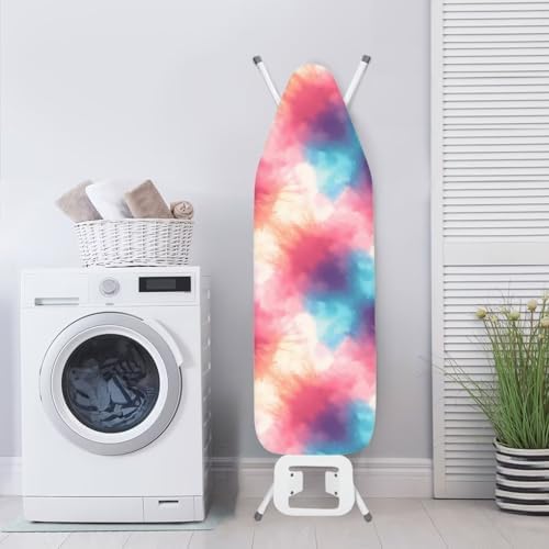 Tie-Dye Gradient Ironing Board Cover, Abstract Watercolor Contrast Stretchy - Image 3