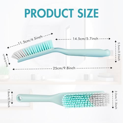 Laundry Brush Shoe Brush, 9.8" PBT Soft Bristle Cleaning Brush - Image 2