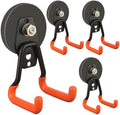 ULIBERMAGNET New Upgraded Heavy Duty Magnetic Garage Hooks, 4 Pack Strong Large by ULIBERMAGNET