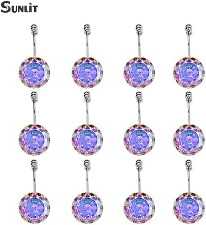 Sunlit Luxury Design Round Diamond Crystal Gem Bling - Image 3