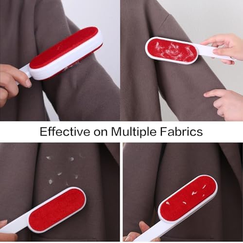 1PCS Double-Sided Lint Brush & 2PCS Reusable Sticky Lint Rollers – Pet Hair - Image 4